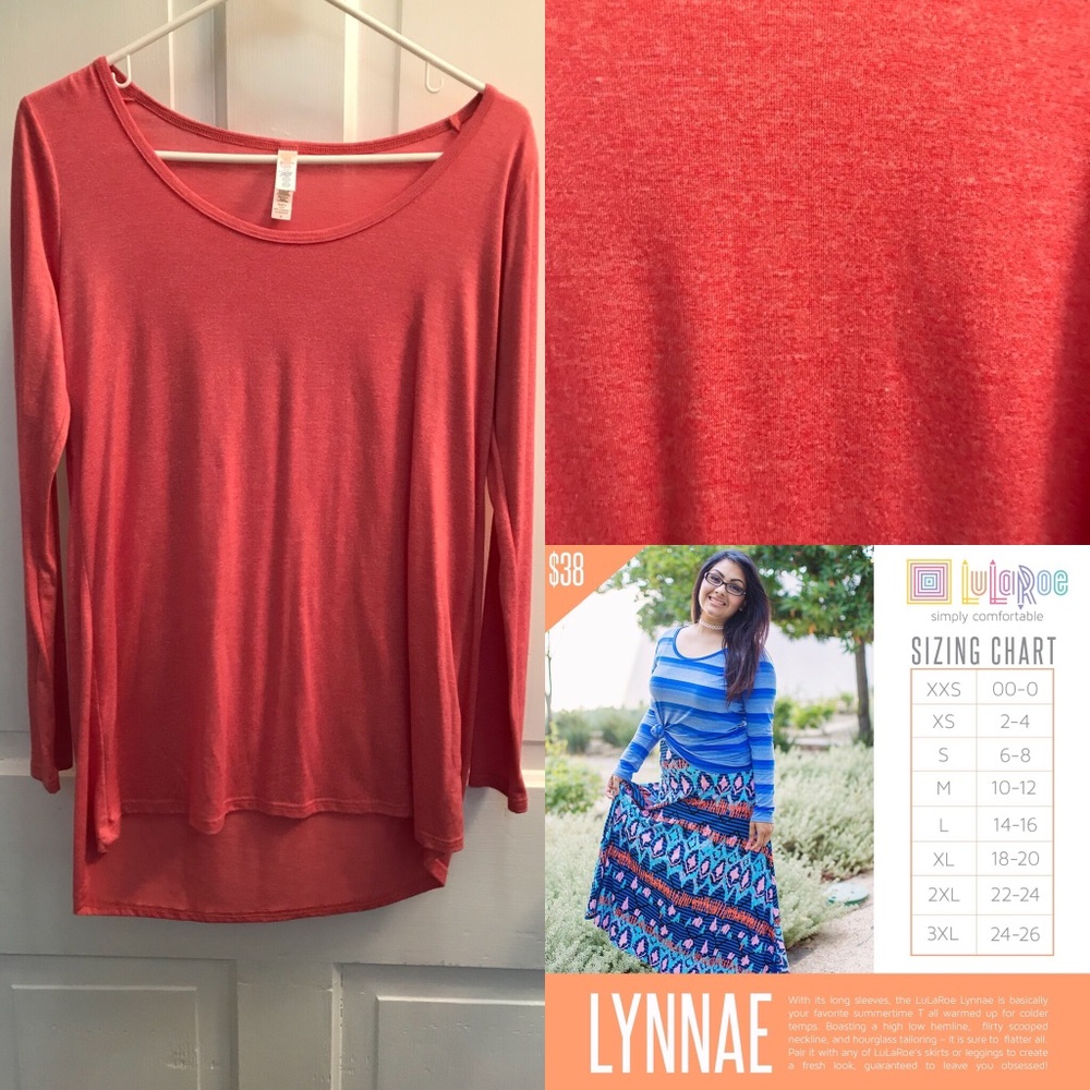 LuLaRoe Small Lynnae - Coral